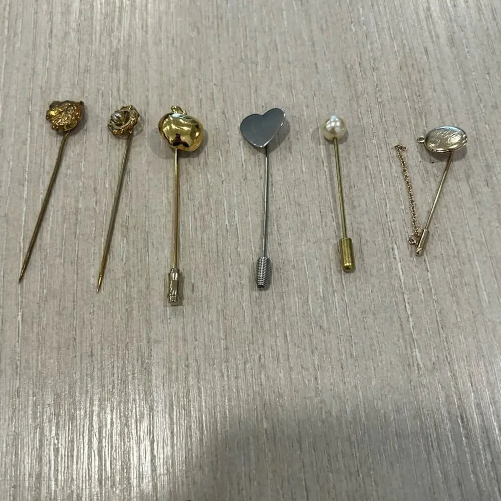 Vintage hat pin set